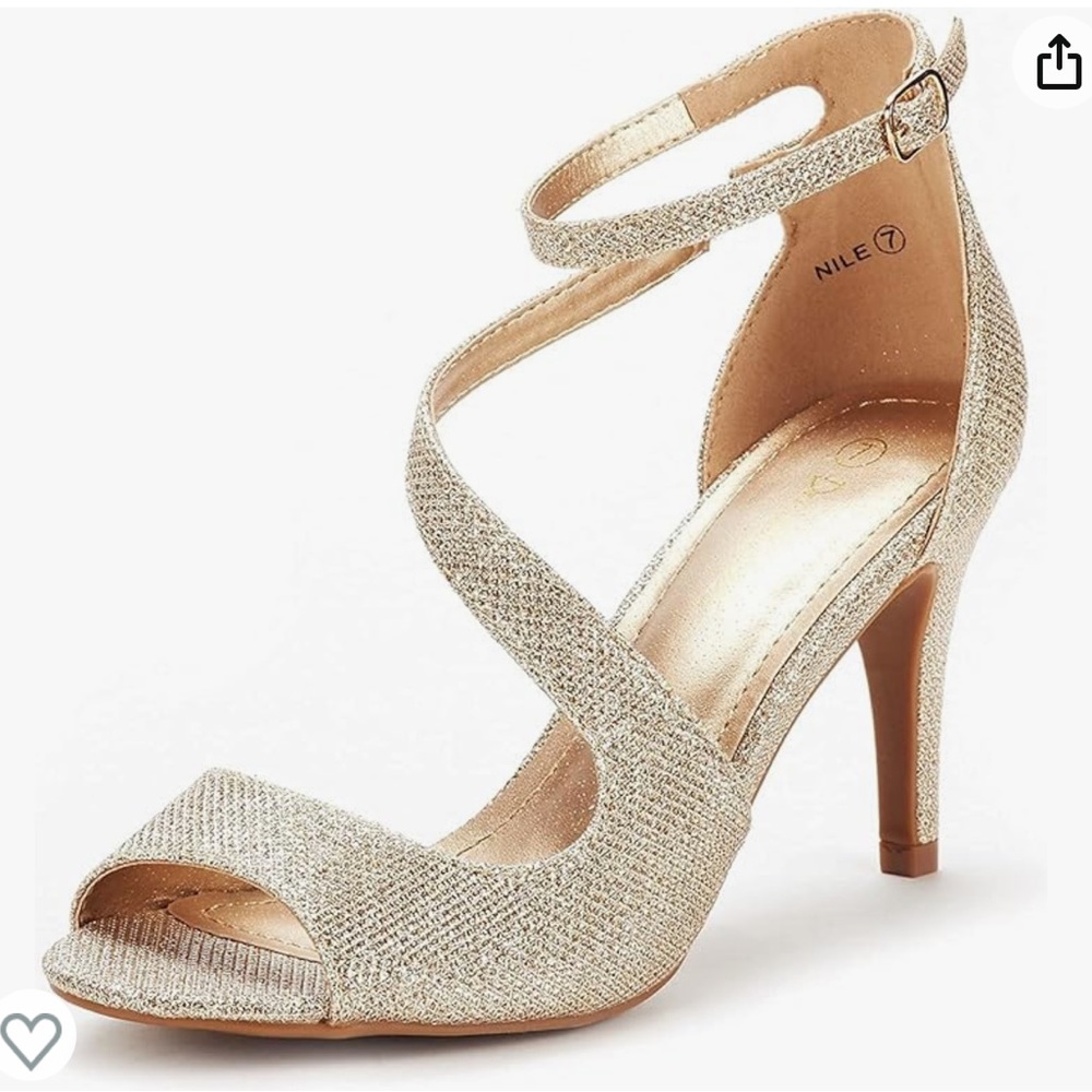 NWT DREAM PAIRS Women's NILE Fashion Stilettos Open Toe Pump Heel Sandals